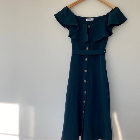 Teal Dress - Picture 3 of 6